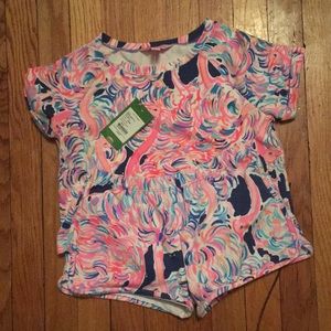 Lilly Pulitzer girls 2 piece outfit